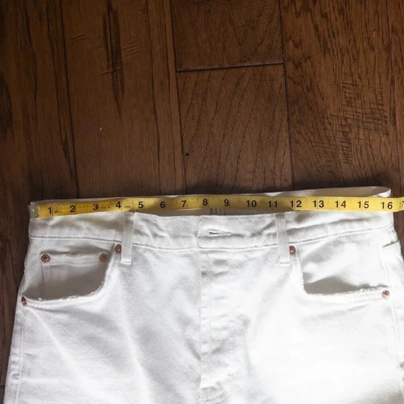 NEW Rails Topanga Straight High Rise Jeans in Salt White Distress, Size 31 - Picture 9 of 11